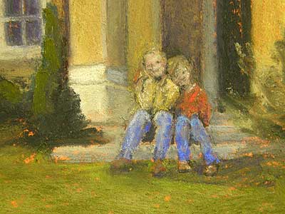 Kids on the Step