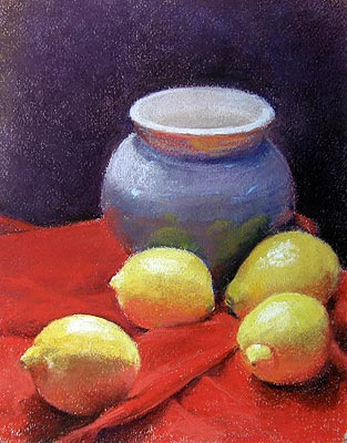 Lemons on Red